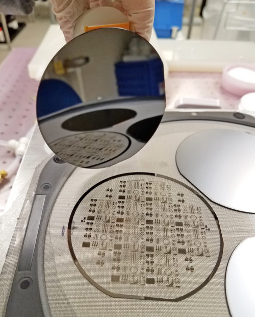 Metallized Thin Glass Wafer